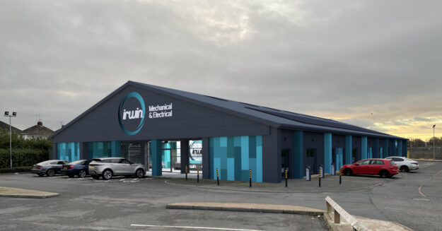 CGI image of Irwin office development, Portadown